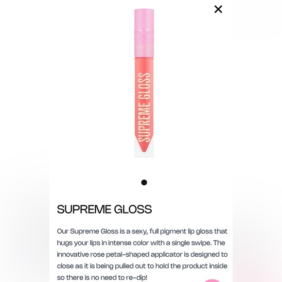 Jeffree Star Supreme Gloss Set of 2- Naked in the Dark & Nude Orange Full Size - Picture 7 of 7